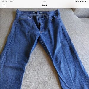GAP Denim Womens Jeans 12 R Med Blue Wash High Rise